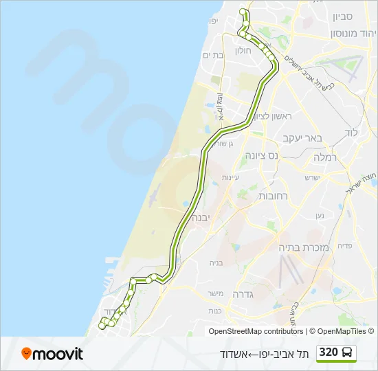 320 Bus Line Map