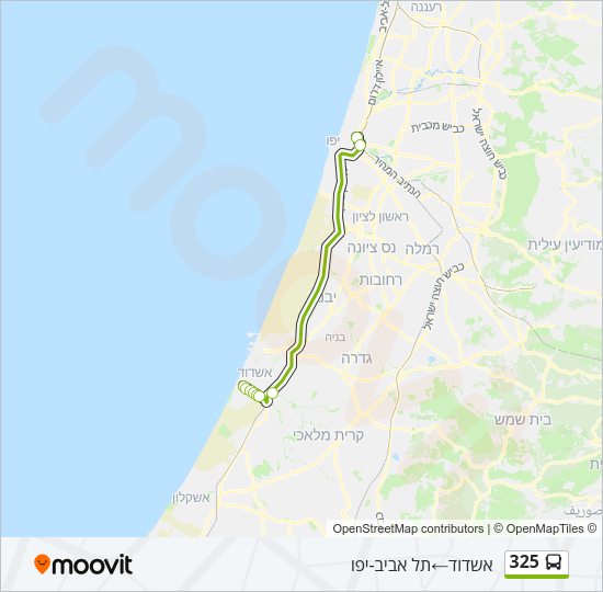 325 Bus Line Map
