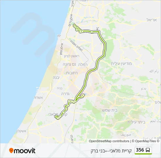 356 Bus Line Map