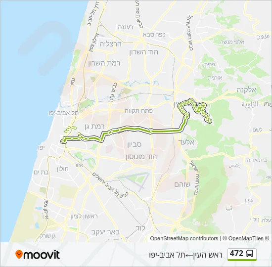 472 Bus Line Map