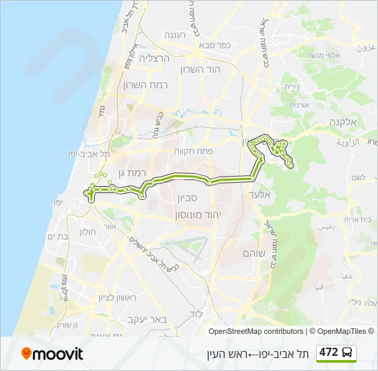 472 Bus Line Map