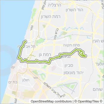 599 Bus Line Map