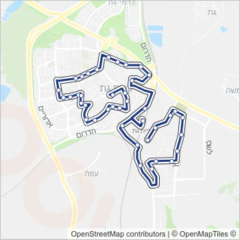 12 Bus Line Map