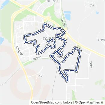 12 Bus Line Map