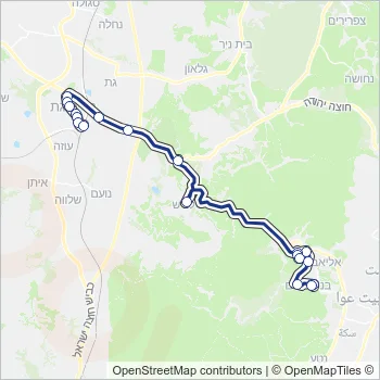 64 Bus Line Map