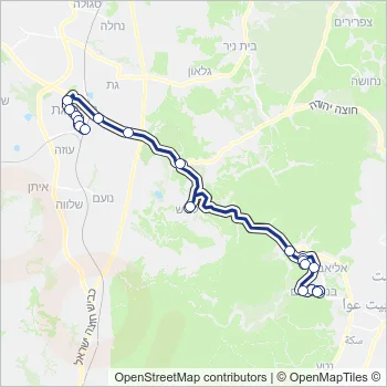 64 Bus Line Map