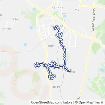 69 Bus Line Map