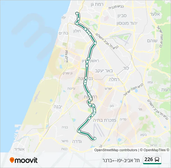 226 Bus Line Map