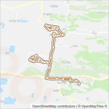 305 Bus Line Map