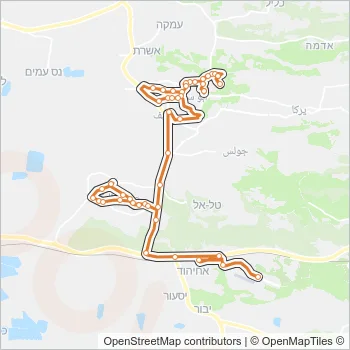 305 Bus Line Map