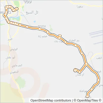 67 Bus Line Map