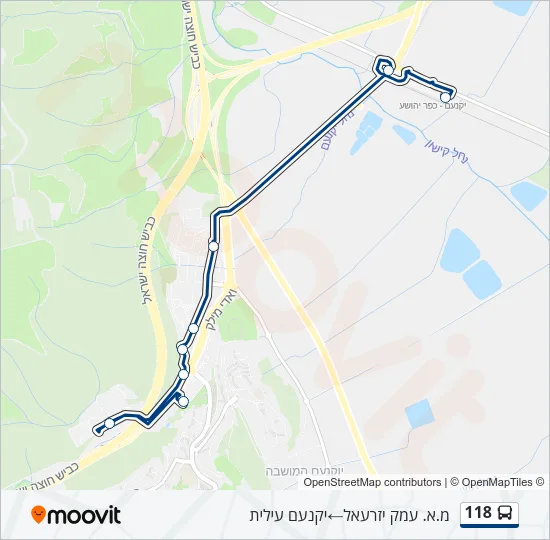 118 Bus Line Map