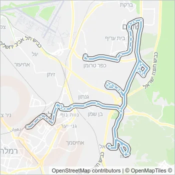21 Bus Line Map