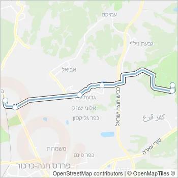 50 Bus Line Map
