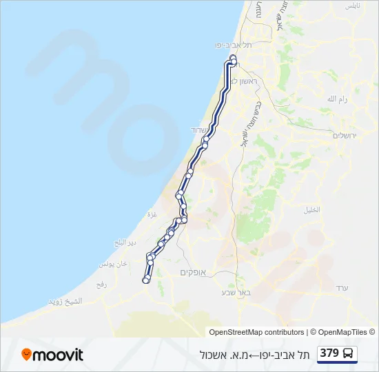 379 Bus Line Map