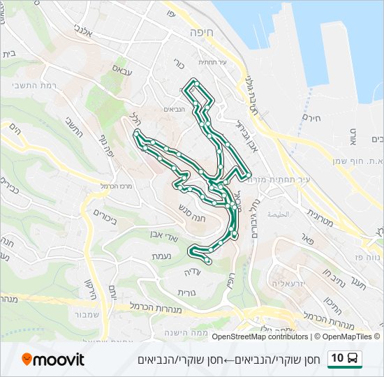 10 bus Line Map