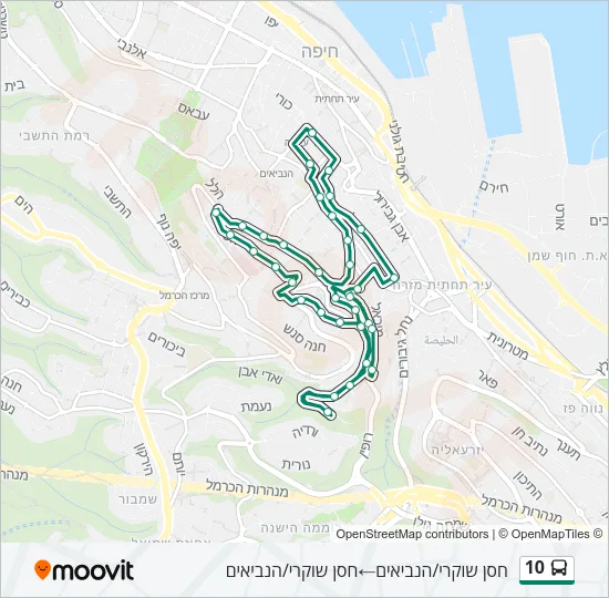 10 Bus Line Map