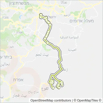 265 Bus Line Map