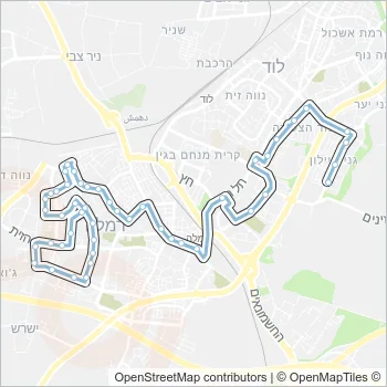 5 Bus Line Map