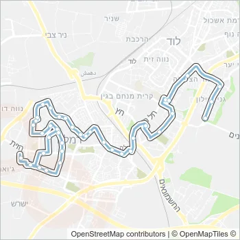 5 Bus Line Map
