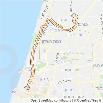 148 Bus Line Map