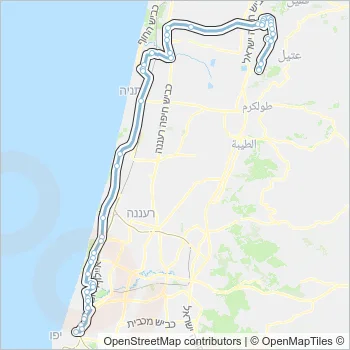 633 Bus Line Map
