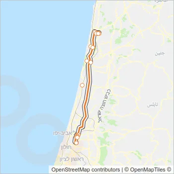 978 Bus Line Map