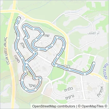 22 Bus Line Map