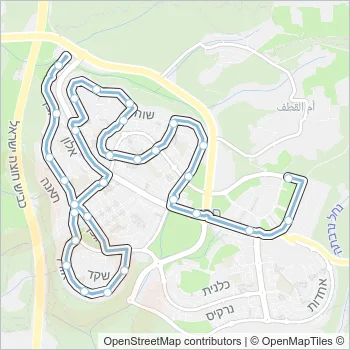 22 Bus Line Map