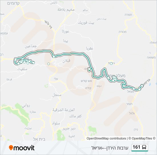 161 Bus Line Map