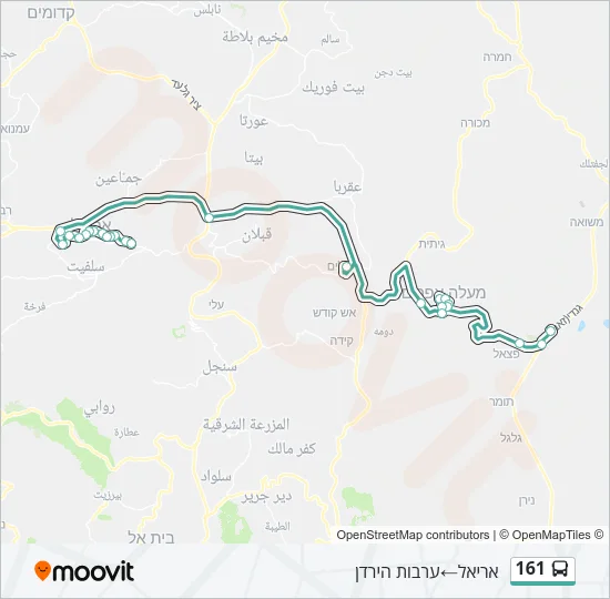 161 Bus Line Map