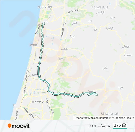 276 Bus Line Map