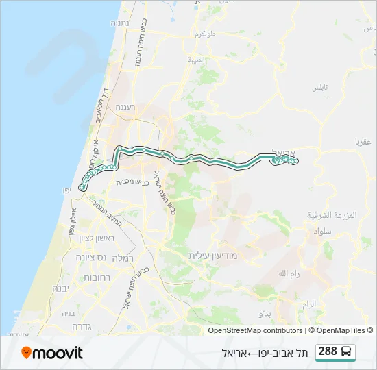 288 Bus Line Map