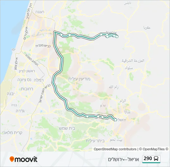 290 Bus Line Map