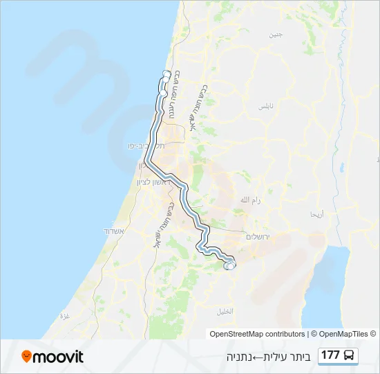 177 Bus Line Map