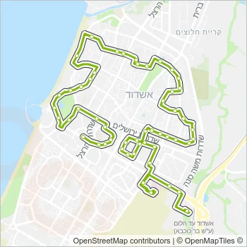 4א Bus Line Map