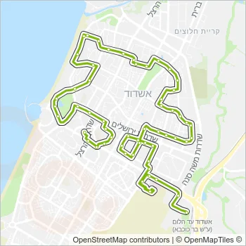 4א Bus Line Map