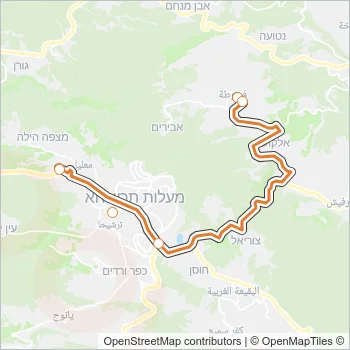86 Bus Line Map
