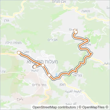 86 Bus Line Map