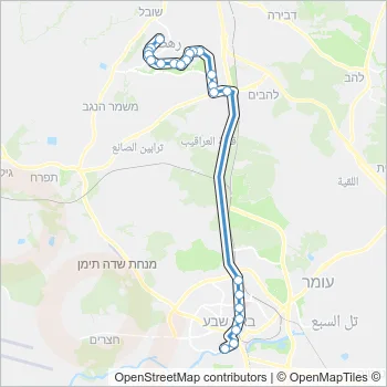 452 Bus Line Map