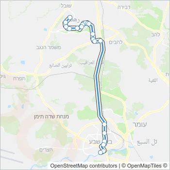 452 Bus Line Map