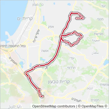 327 Bus Line Map