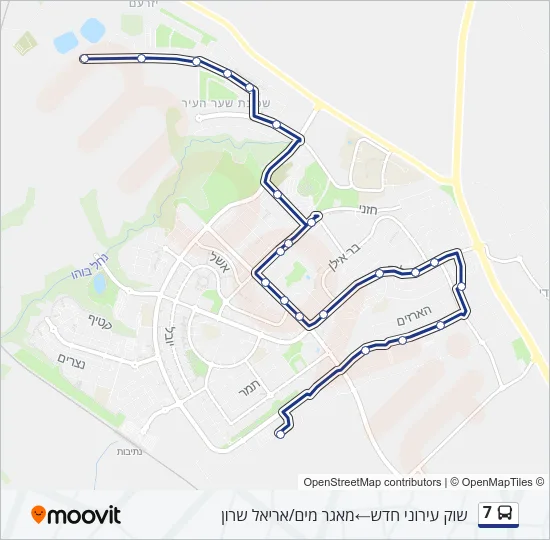 7 Bus Line Map
