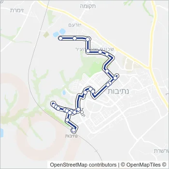 6 Bus Line Map