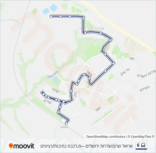 6 Bus Line Map