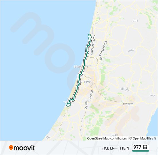 977 Bus Line Map