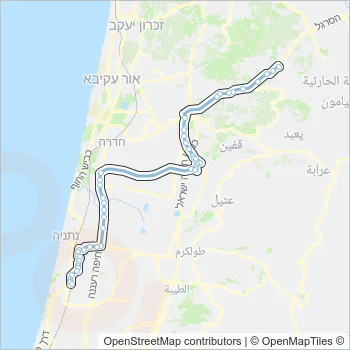 133 Bus Line Map