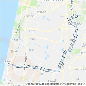 233 Bus Line Map