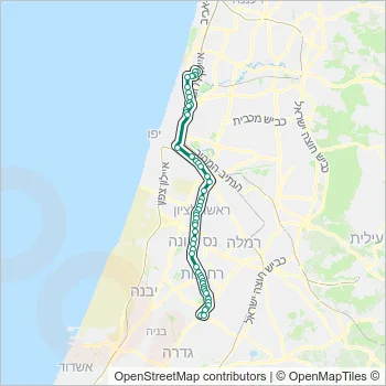 274 Bus Line Map