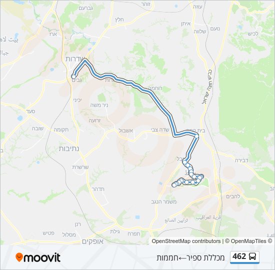 462 Bus Line Map